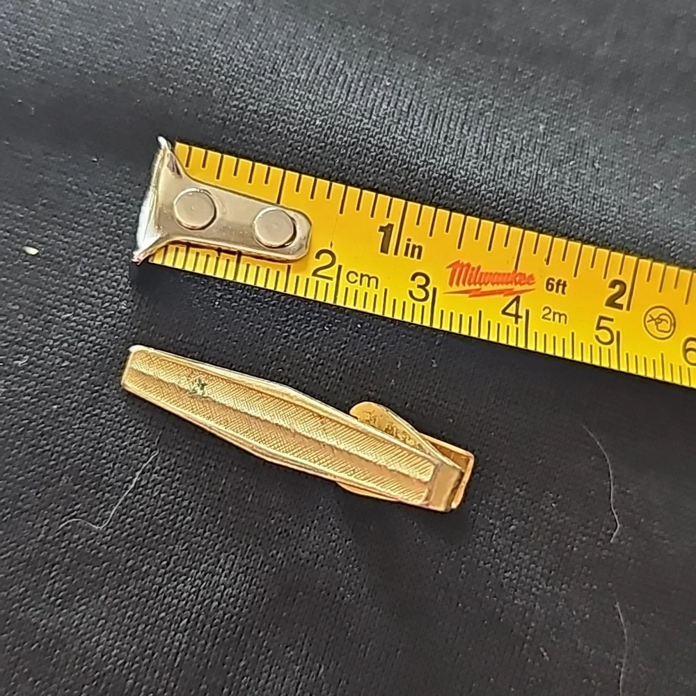 Vintage Gold Tone Tie Clip 🐈62